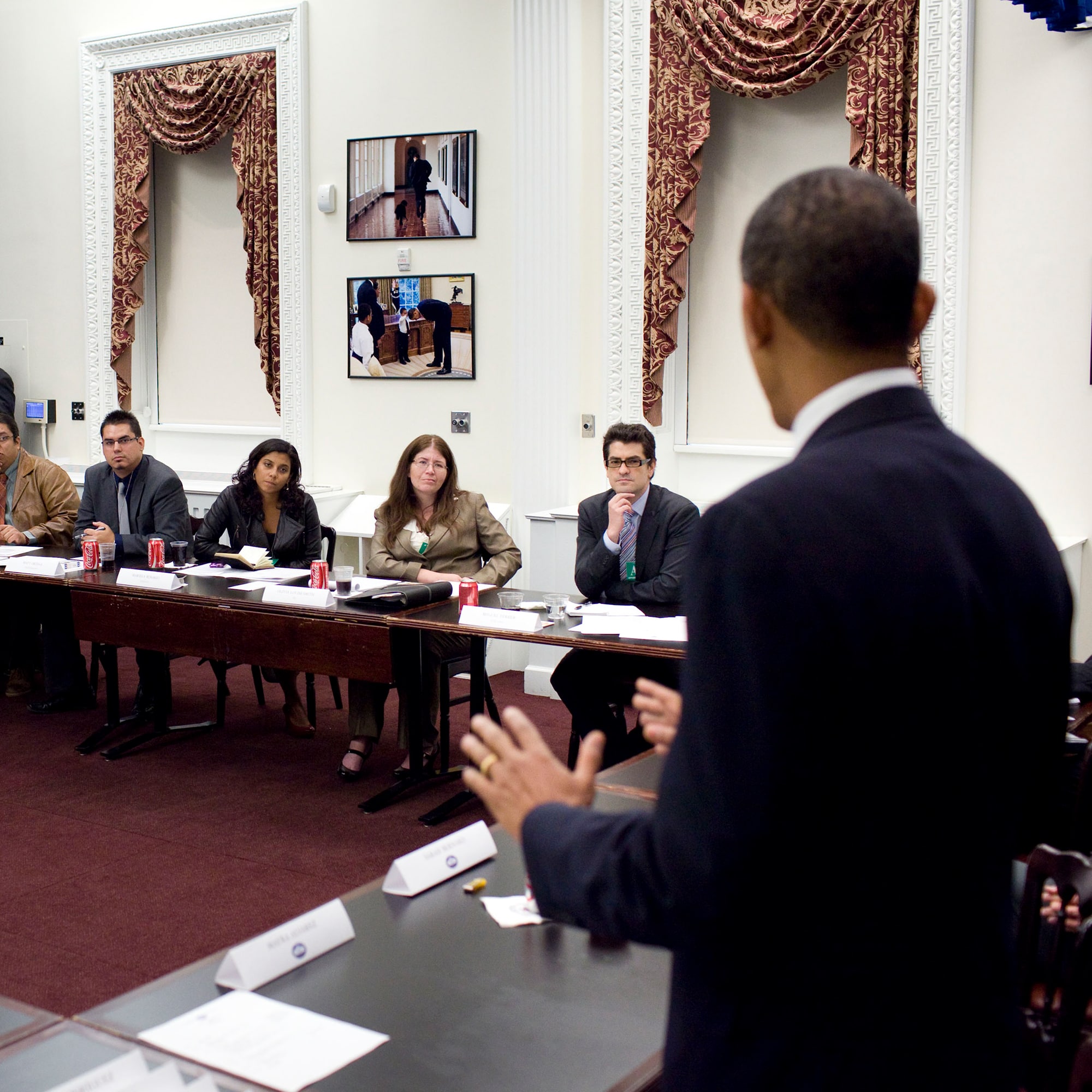 Matt Ortega at the White House with Barack Obama